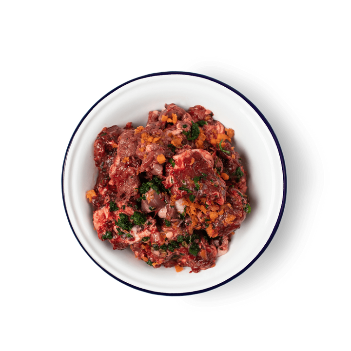 Pre portioned online raw dog food